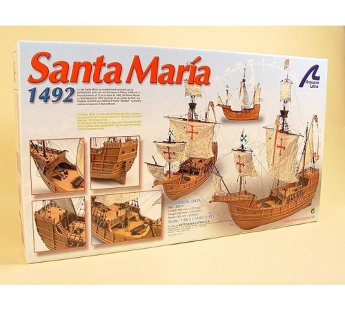 Сборная деревянная модель корабля Artesania Latina SANTA MARIA C., 1/65