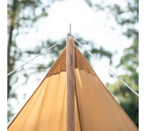 Стойка для тента Naturehike NH20PJ040 алюминиевый сплав 2.4 м, 4 секции, цвет дерево, 6927595782545