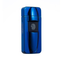 Зажигалка S.Quire USB, сенсорная, синяя, глянцевая