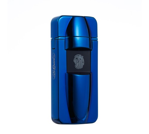 Зажигалка S.Quire USB, сенсорная, синяя, глянцевая
