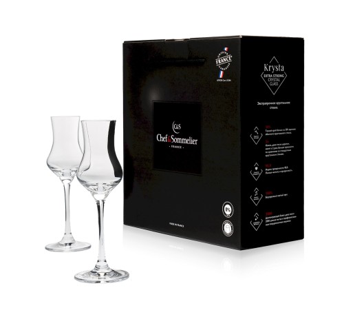 Рюмка для граппы Chef&Sommelier Spirits 100 мл. / 2 шт. в п/у.