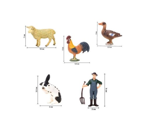Игрушки фигурки MASAI MARA ММ205-026 в наборе серии 