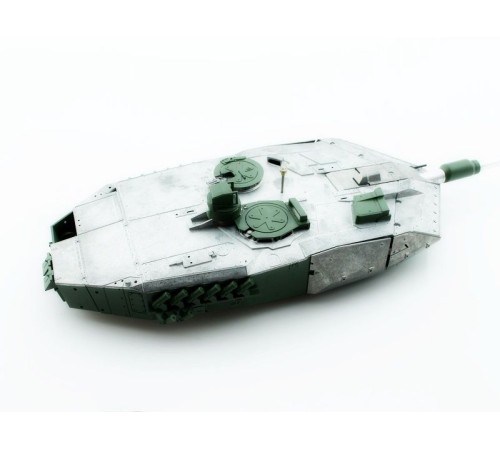 Металлическая башня для танка Leopard 2A6 c ИК-пушкой и вращением на 360°, неокрашеная
