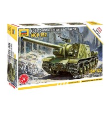 Сборная модель ZVEZDA Советский истребитель танков ИСУ-122 (сборка без клея), 1/72