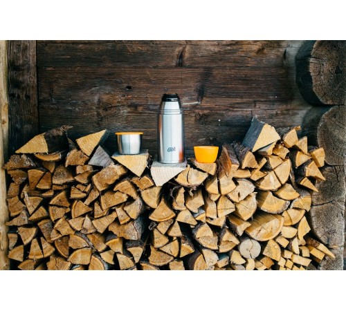 Термос Esbit ISO, новый дизайн, cтальной-оранжевый, 1 л, ISO1000ML