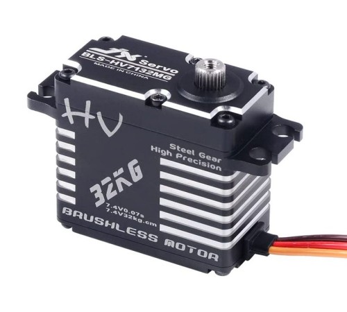 Сервомашинка цифровая JX Servo BLS-HV7132MG (71г/32.5/0.07/7.4V) бесколлекторная, Full metal
