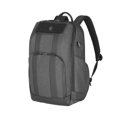 Рюкзак VICTORINOX Architecture Urban 2 Deluxe Backpack 15”, серый, полиэстер/кожа, 31x23x46 см, 23 л