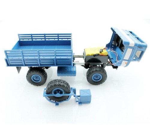 Р/У машина WPL ГАЗ-66 грузовая (синяя) 1/16+акб 2.4G RTR