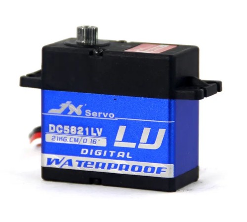 Сервомашинка цифровая JX Servo DC5821LV (58г/21.8/0.16/6V) влагозащищенная