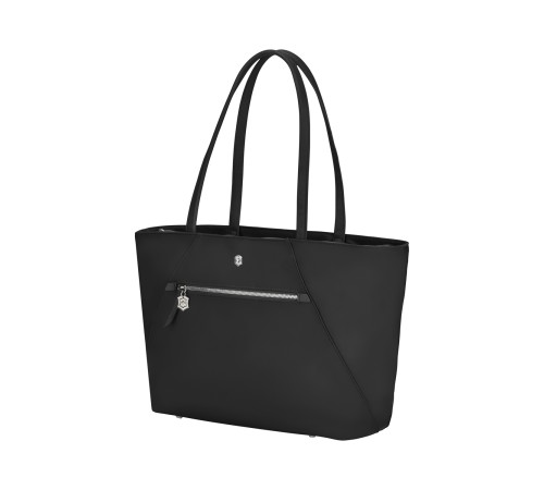 Сумка VICTORINOX Victoria Signature Tote, черная, нейлон/кожа, 51x15x30 см, 19 л