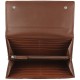 Кошелёк женский BUGATTI Lady Top, коньячный, натуральная воловья кожа, 20х2,5х10,5 см