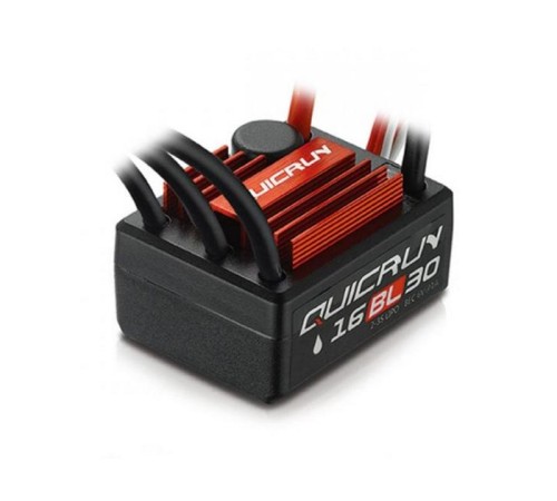 Бесколлекторный бессенсорный регулятор Hobbywing QuicRun-WP-16BL30 (30A-100A, 1/18, 1/16)