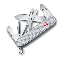 Нож перочинный VICTORINOX Pioneer X, 93 мм, 9 функций, алюминиевая рукоять, серебристый