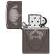Зажигалка ZIPPO Screaming Monster с покрытием Black Ice®, латунь/сталь, черная, 38x13x57 мм
