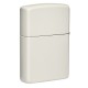 Зажигалка ZIPPO Classic с покрытием Glow In The Dark, латунь/сталь, белая, матовая, 38x13x57 мм