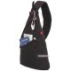 Рюкзак SWISSGEAR с одним плечевым ремнем, черный/красный, 25x15x45 см, 7 л