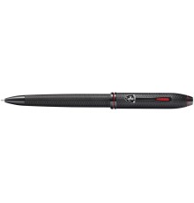 Шариковая ручка Cross Townsend Ferrari Brushed Black Etched Honeycomb Pattern / Black PVD