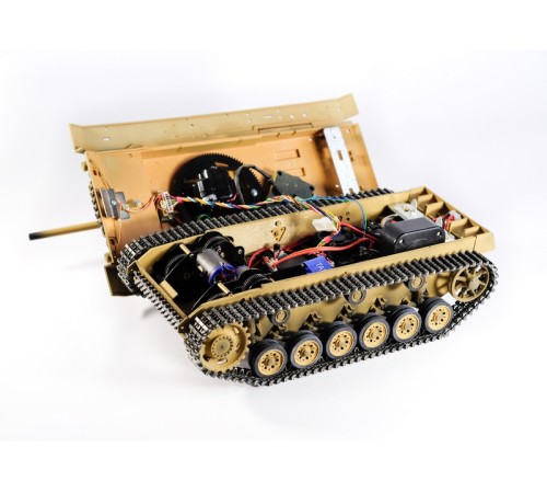 Р/У танк Taigen 1/16 Panzerkampfwagen III (Германия) дым, свет V3 2.4G RTR пустыня