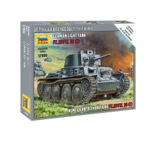 Сборная модель ZVEZDA Немецкий лёгкий танк Т-38, 1/100