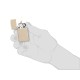 Зажигалка ZIPPO Slim® с покрытием Flat Sand, латунь/сталь, бежевая, матовая, 29x10x60 мм