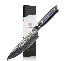 Нож шеф-повара из дамасской стали Keemake 6,5 Inch Chef Knife, синий