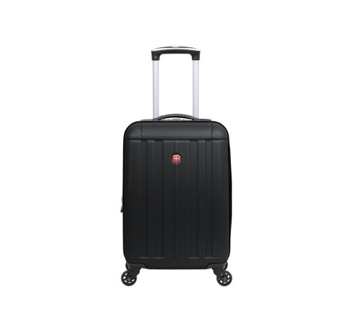 Чемодан WENGER USTER, черный, АБС-пластик, 34 x 22,5 x 49 см, 37 л