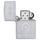 Зажигалка ZIPPO Labyrinth с покрытием Satin Chrome, латунь/сталь, серебристая, матовая, 38x13x57 мм