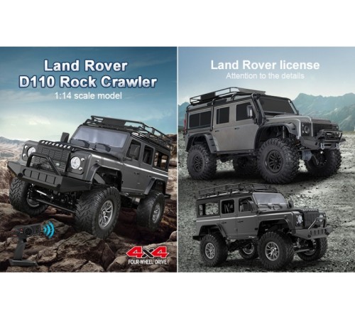 Радиоуправляемый краулер Double Eagle Land Rover D110 4WD RTR масштаб 1/14 4WD 2.4G RTR