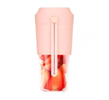 Портативный блендер (джусер) Solove Juicer 330мл, розовый