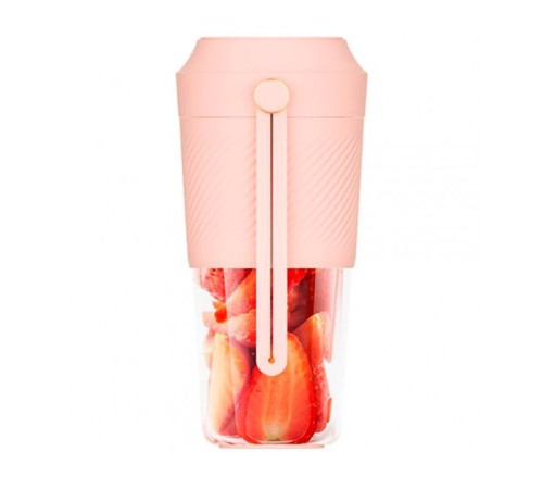 Портативный блендер (джусер) Solove Juicer 330мл, розовый