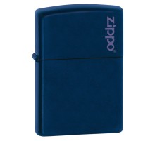 Зажигалка ZIPPO Classic с покрытием Navy Matte, латунь/сталь, синяя, матовая, 38x13x57 мм