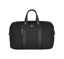 Дорожная сумка VICTORINOX Architecture Urban2 Compact Weekender, черный, полиэстер/кожа, 47x23x31 см, 32 л