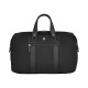 Дорожная сумка VICTORINOX Architecture Urban2 Compact Weekender, черный, полиэстер/кожа, 47x23x31 см, 32 л