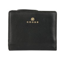 Кошелёк Cross Monaco Black, кожа наппа, гладкая, цвет чёрный, 11 x 9 x 2,5 см