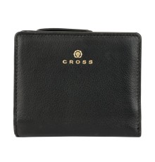 Кошелёк Cross Monaco Black, кожа наппа, гладкая, цвет чёрный, 11 x 9 x 2,5 см