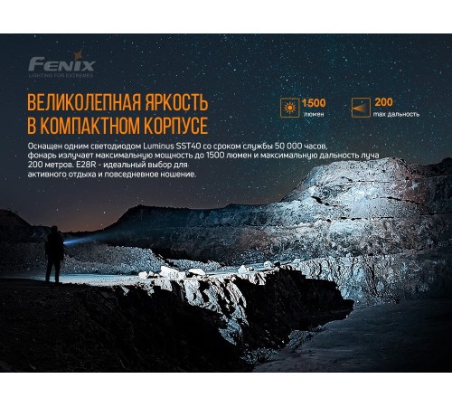 Фонарь Fenix E28R