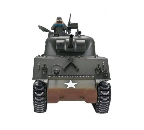 Р/У танк Torro Sherman M4A3, 1/16  2.4G, ВВ-пушка, деревянная коробка