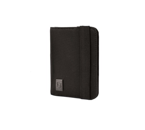 Обложка для паспорта VICTORINOX, с защитой от сканирования RFID, чёрная, нейлон 800D, 10x1x14 см