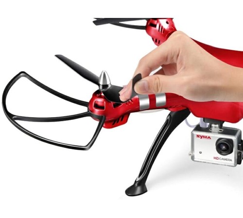 Р/У квадрокоптер Syma X8HG с HD камерой 8Мп 2.4G RTF, барометр