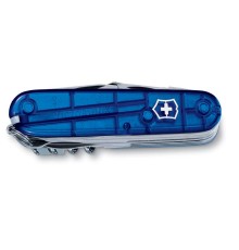 Нож перочинный VICTORINOX Swiss Champ, 91 мм, 33 функции, полупрозрачный синий