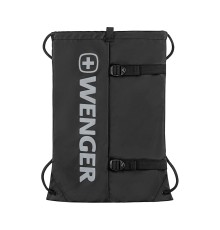 Рюкзак-мешок на завязках WENGER XC Fyrst, черный, полиэстер, 35x1x48 см, 12 л