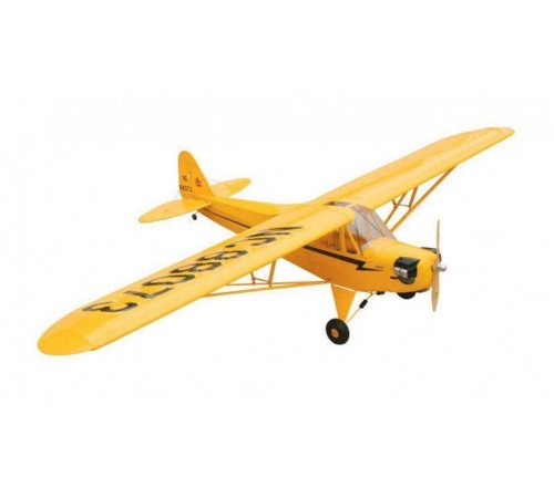 Радиоуправляемый самолет Top RC J3 желтый 1400мм KIT