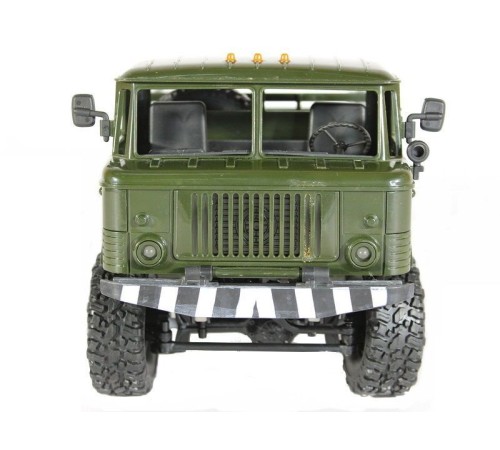 Радиоуправляемая машина MN MODEL ГАЗ-66 грузовая (зеленая) 4WD 2.4G 1/16 RTR