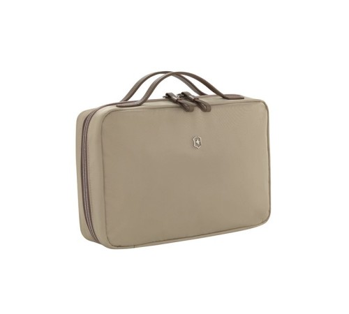 Косметичка VICTORINOX Victoria Muse, бежевая, нейлон/кожа, 28x8x19 см, 4 л