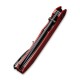 Складной нож CIVIVI Brazen D2 Steel Black stonewashed Handle G10 Burgundy C2023B