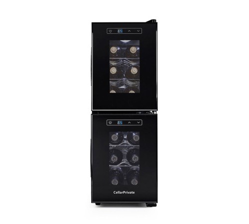 Винный шкаф двухкамерный Cellar Private CP012-2E