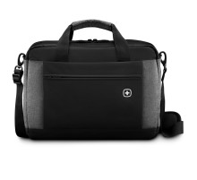 Портфель для ноутбука 16'' WENGER, черный/серый, полиэстер, 43 x 9 x 31 см, 9 л