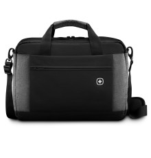 Портфель для ноутбука 16'' WENGER, черный/серый, полиэстер, 43 x 9 x 31 см, 9 л