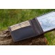 Бумажник KLONDIKE DIGGER «Angus», натуральная кожа в темно-коричневом цвете, 12 х 9 x 2,5 см