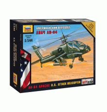 Сборная модель ZVEZDA Американский вертолёт Апач, 1/144